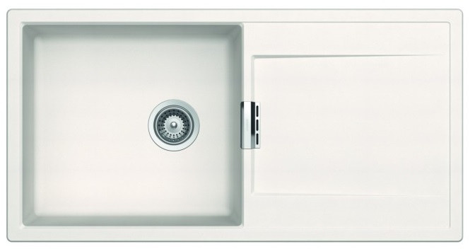 Schock Mono D-100L Zlewozmywak granitowy jednokomorowy 100x51 cm Cristadur polaris MOND100LPOL