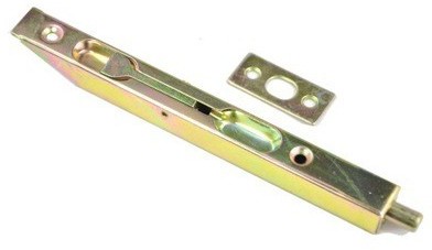 Zasuwa Czołowa Okienna 160mm ocynk żółty