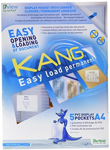 Tarifold 194680 Pack 5 kieszenie selbsklebende tablet, A4 194680