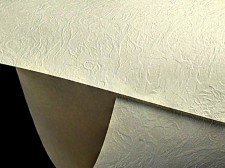 Papeterra Elfenbens Chamois 134 Leather 1 str wzór. Kremowy fakturowany - skóra wypukła, , próbka formatu A6 246 g (ppp124) ppp124