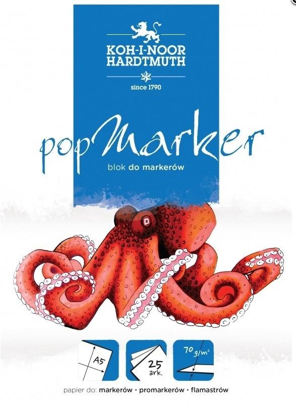 Koh-I-Noor Blok popmarker A5 25 kartek 70G.