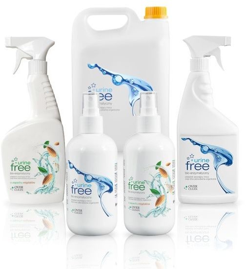 Over clean Preparat usuwający mocz i zabrudzenia organiczne Urine Free 5 l Migdał NN-MOC-D005-002