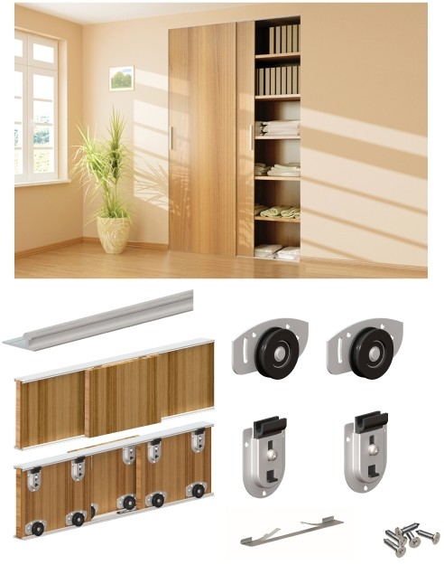 Valcomp Zestaw do drzwi przesuwnych  Ares AR20 2000 mm