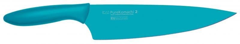 Kai Nóż szefa kuchni Pure Komachi 2, niebieski, 20 cm