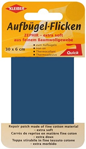 Kleiber 30 x 6 cm bardzo miękka, delikatna, bawełniana wollaus powrotu do zdrowia tasiemka do naprasowania 310-08