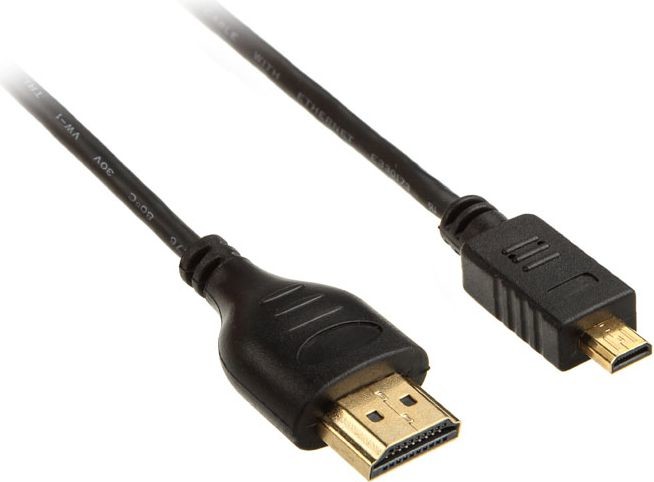 InLine 4K - UltraHD - Kabel Superslim Micro HDMI A na D czarny - 1.5m 17511D