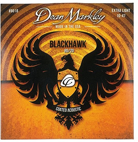 Dean Markley BLACKHAWK COATED 80/20 A STRINGS EXTRA LIGHT 10-47 DM8018