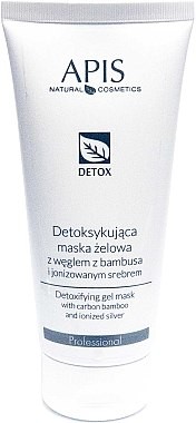 Apis Professional Detoksykująca maska żelowa z węglem z bambusa i jonizowanym srebrem - Detox Mask Detoksykująca maska żelowa z węglem z bambusa i jonizowanym srebrem - Detox Mask