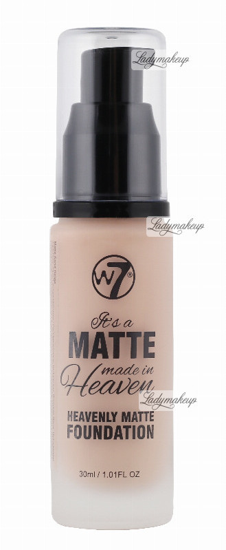 W7 It's a Matte made in Heaven - HEAVENLY MATTE FOUNDATION - Matujący podkład do twarzy - EARLY TAN