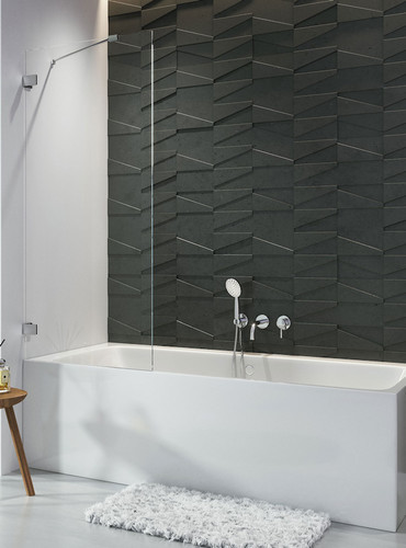 Radaway parawan nawannowy Euphoria PNJ 80, szkło przejrzyste wys. 150 cm 10007080-01-01 10007080-01-01