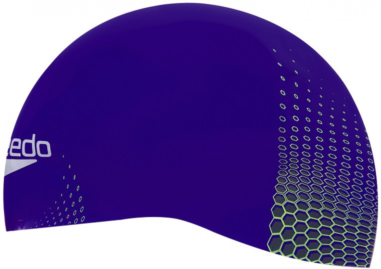 Speedo fastskin cap violet/fluo yellow/oxid grey s