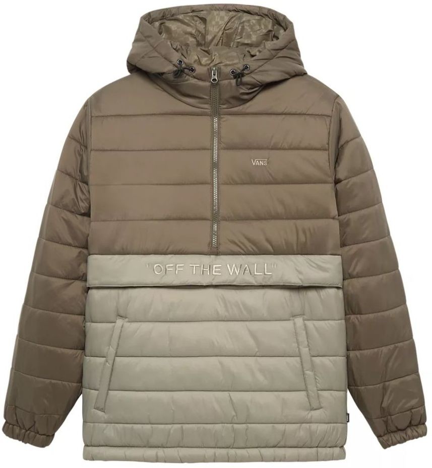 Vans kurtka street zimowa męska CARLTON PUFFER ANORAK Grape Leaf/Vetiver