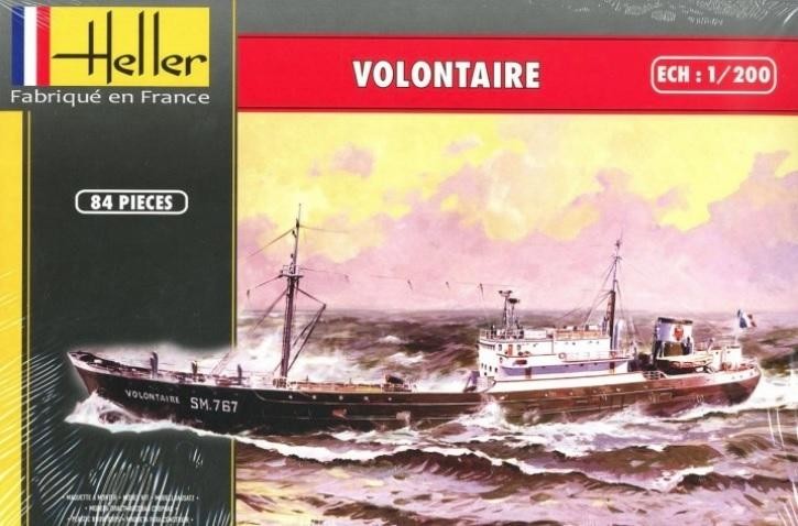 Heller Francuski trawler Volontaire 80604