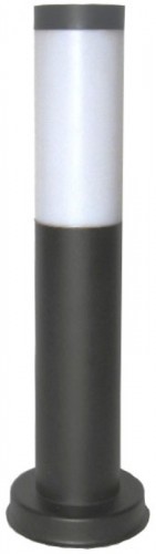 Su-Ma Lampa stojąca prosta SUMA INOX czarna ogrodowa ST 022-450 BL