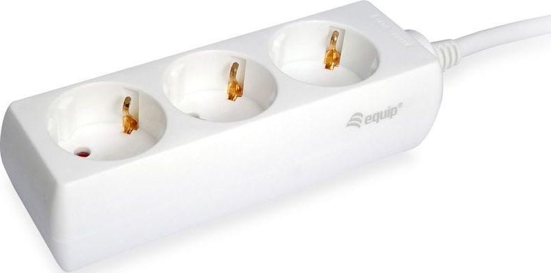 Equip Listwa zasilająca 3 gniazda 1.5m biały 245550 245550