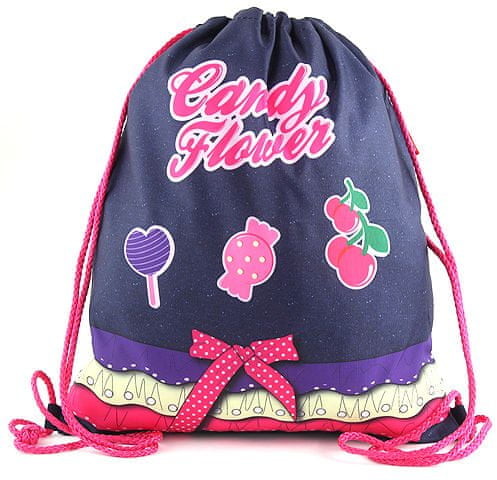 Target Docelowa torba sportowa Candy Flower wyjątkowa torba sportowa kolor fioletowy