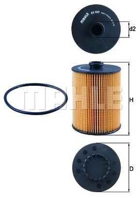 Knecht Filtr oleju OX 983D