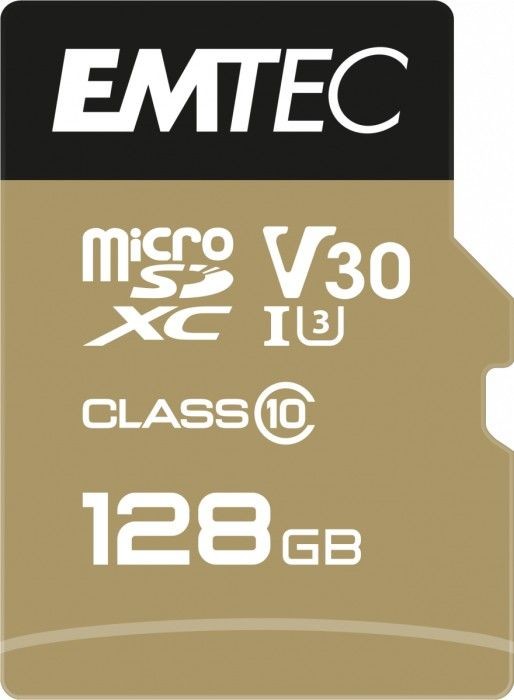 Emtec Speedin Pro MicroSDXC 128GB UHS-I/U3 A1 V30 ECMSDM128GXC10SP ECMSDM128GXC10SP
