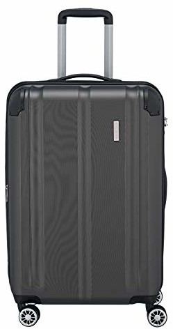 Travelite City 4-rolkowy wózek z możliwością rozbudowy M 68 cm, kolor: antracytowy 073048-04