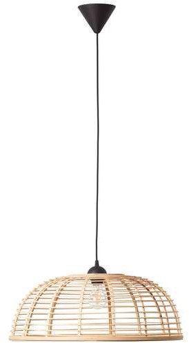 Brilliant Lampa wisząca Crosstown, klosz bambusowy, 56 cm