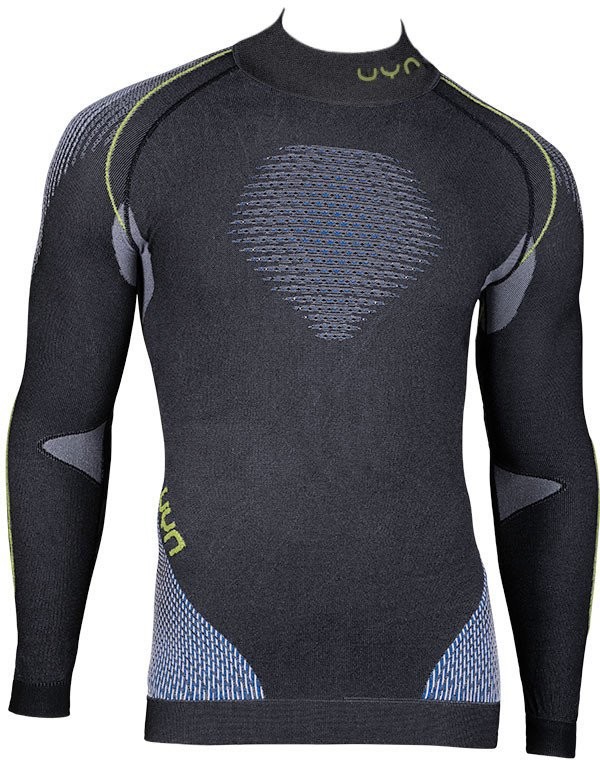 UYN Evolutyon Mens Shirt LS Turtleneck Melange Anthracite S/M