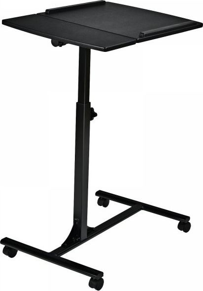 Costway Regulowany stolik pod laptopa na kółkach HW58798BK