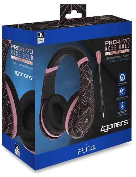 4Gamers PRO70 Czarno-Różowe