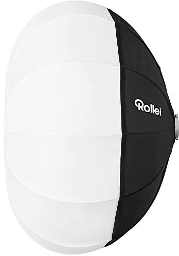 Bowens Rollei Rollei Balon softbox z kurtyną kontrolną światła, 120 cm okrągły former światła z typu typu S bagnetowy do studyjnych lamp błyskowych i świateł LED 28202