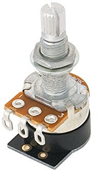 Shadow Electronics Shadow Kill pot potencjometr do gitary elektryczne (500 kiloomów rezystor, w poti humbucker, z ochroną przed aktami wandalizmu Kolor: mosiądz, Volume). SH124-500