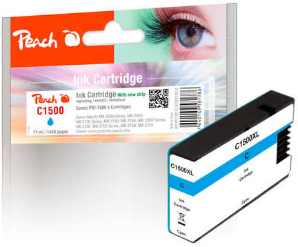 Peach Tusz zamiennik Peach cyan kompatybilny z PGI-1500 PGI-1500C XL PI100-273