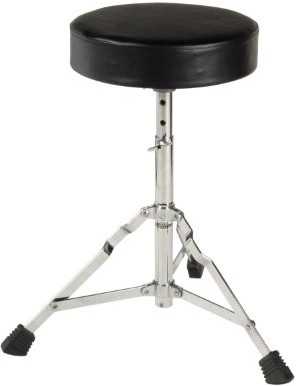 XDrum Stołek xdrum perkusja Semi (regulacja wysokości 50  64 cm, trzy nogi z gumowymi łączeniami, składane) 00006432