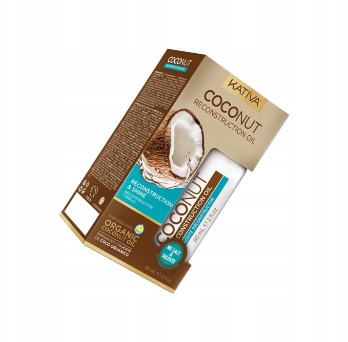Kativa Olejek Kokosowy Do Włosów 60ML