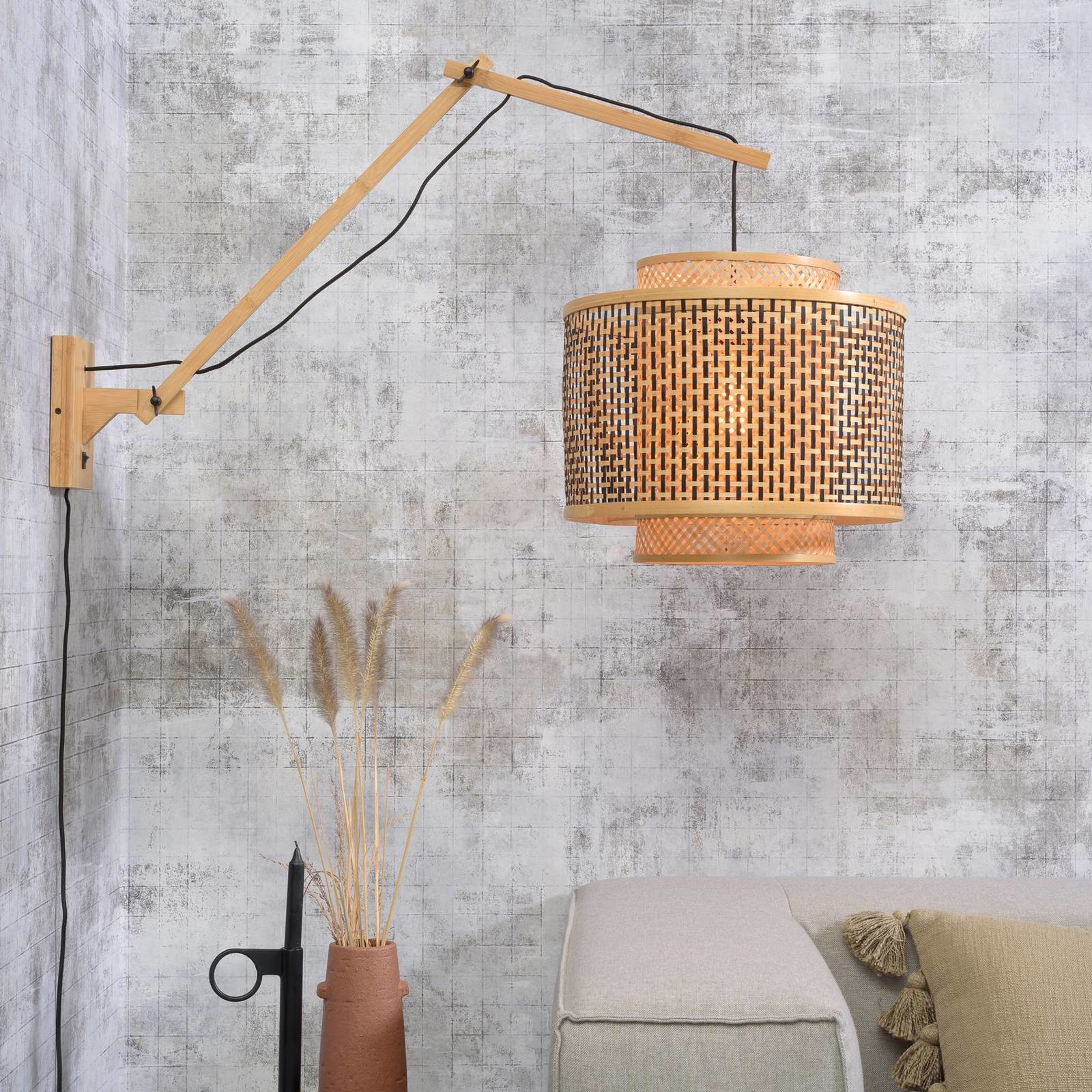 Good & Mojo GOOD & MOJO Bhutan kinkiet 2 ramiona, natura 40cm