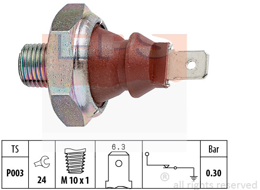 EPS CZUJNIK CIŚNIENIA OLEJU AR/VW/ROVER 1.800.007