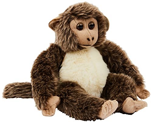 WWF Plüsch Plüsch WWF50570, małpki szary (23 cm), realistyczny, super miękki, realistyczny pluszowy zwierzak do przytulania i miłości, możliwe pranie ręczne, wielokolorowy WWF50570