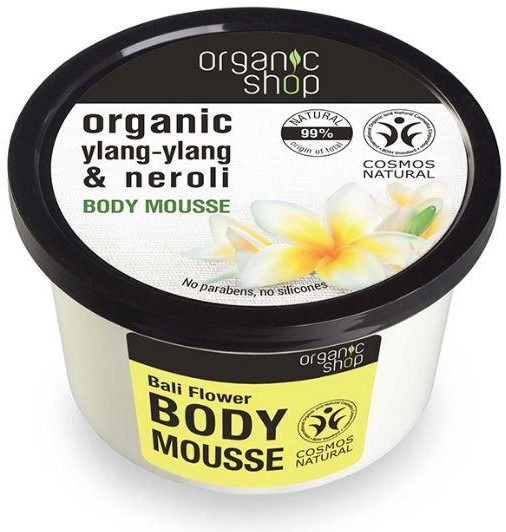 Organic Shop Organic Shop Organic Ylang-Ylang & Neroli Body Mousse mus do ciała Balijskie Kwiaty 250ml