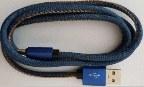 Gembird Kabel Micro USB premium jeans 2 m CC-USB2J-AMmBM-2M-BL