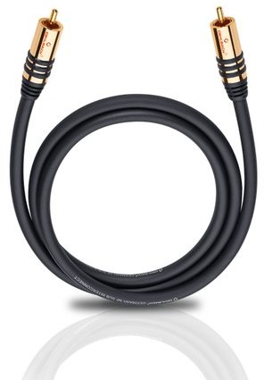 Oehlbach NF kabel Sub - kabel Subwoofer Cinch - 5,0 m mono - czerń 21535