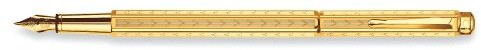 Unbekannt Caran d d'ache  fountain Pen ecridor Chevron, z etui  złota stalówka: M CD958.208
