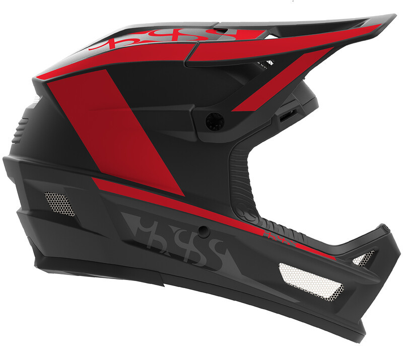 IXS IXS Xult DH Helmet, czarny/czerwony 53-56cm 2022 Kaski Fullface i Downhill IX-HLT-1510/13/S/M