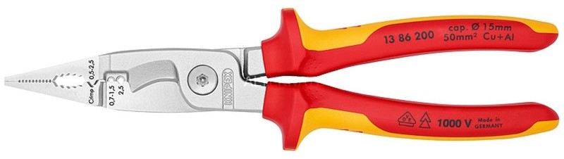 Knipex 13 86 200 Szczypce półokrągłe szczypce