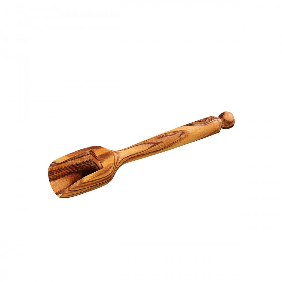 Zassenhaus łyżeczka do soli lub przypraw drewno oliwne 9 cm ZS-058598