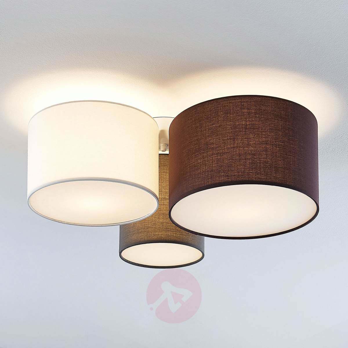 Lindby 3-punktowa lampa sufitowa Country - Laurenz