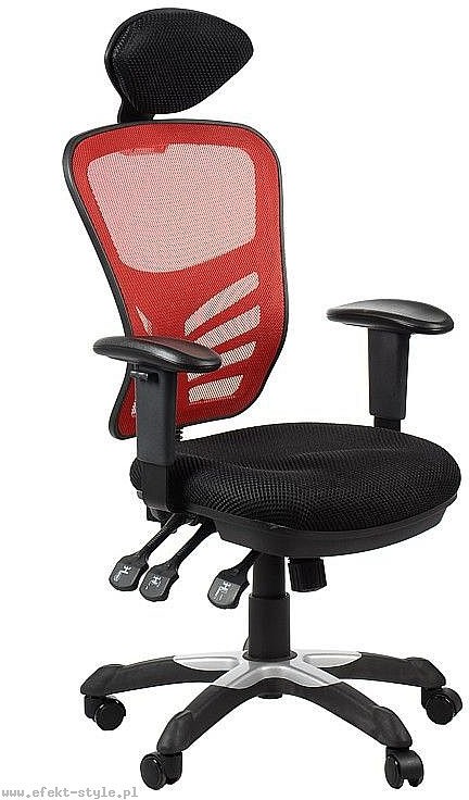 Import S Fotel Biurowy Obrotowy EF-HG0001H czerwony