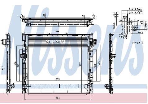 NISSENS Skraplacz, klimatyzacja 940394
