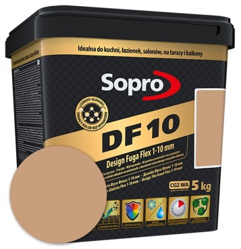 Sopro Fuga elastyczna DF 10 beż jura (33) 2,5 kg