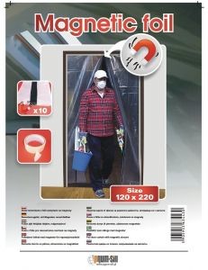 # różni dostawcy Folia remontowa zamykana na magnes 120x220 cm Pgum-Sill 120x220