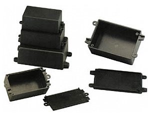 Velleman SKRZYNKI Z OTWORAMI MONTAŻOWYMI I KABLAMI - CZARNY 72 x 44 x 25 mm G1017