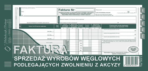 Faktura sprzedaży wyrobu węglowego1/3A3 303-2)