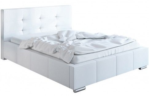 Pikowane łóżko z zagłówkiem 120x200 Keren 3X
